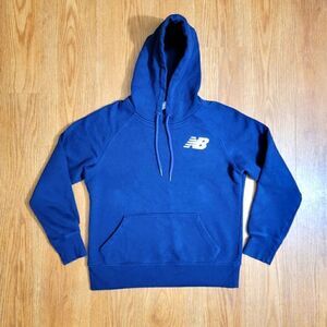 New Balance Women's Hoodie Jacket Sweatshirt Size Small S Navy Blue White